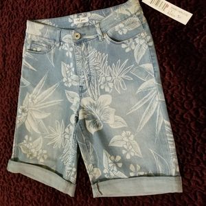 Tribal Jean Shorts